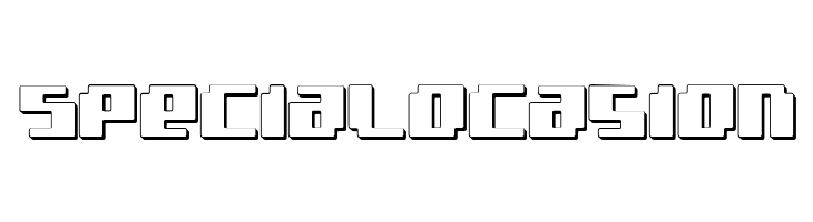bad robot 3d  Free Fonts Download