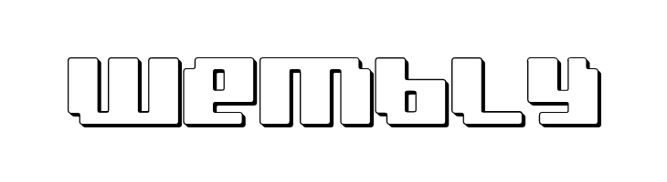 bad robot 3d  Free Fonts Download