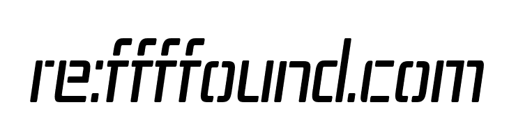 Republika IV Cnd Italic  Free Fonts Download