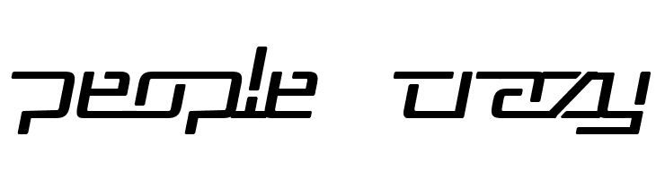 Republika V Italic  Free Fonts Download