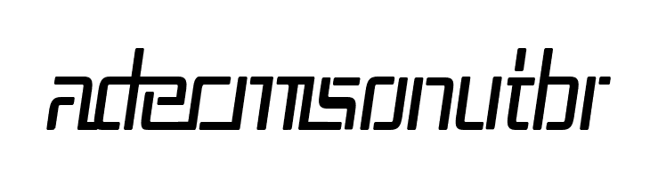 Republika III Cnd Italic  Free Fonts Download