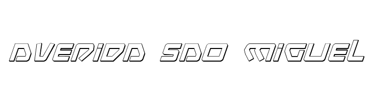 Kobold 3D Italic  Free Fonts Download