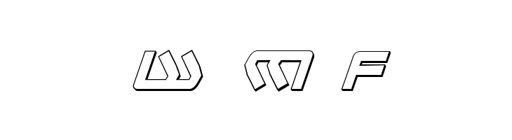 Kobold 3D Italic  Free Fonts Download