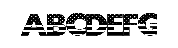 USStarsNStripes  Free Fonts Download