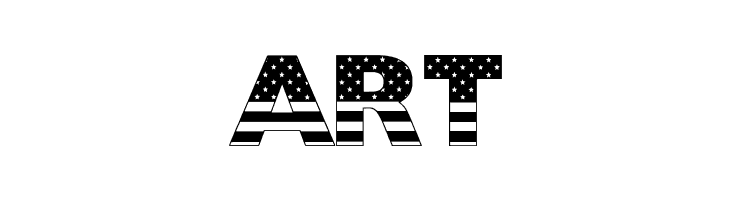 USStarsNStripes  Free Fonts Download