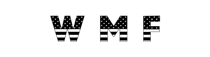 USStarsNStripes  Free Fonts Download