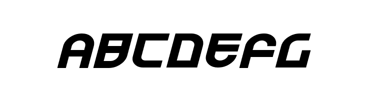 Trek Trooper Expanded Italic  Free Fonts Download