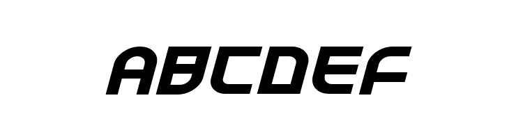 Trek Trooper Expanded Italic  Free Fonts Download