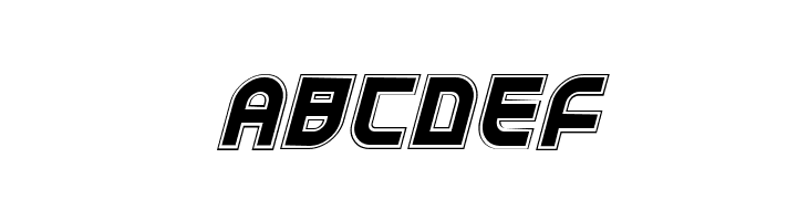 Trek Trooper Academy Italic  Free Fonts Download