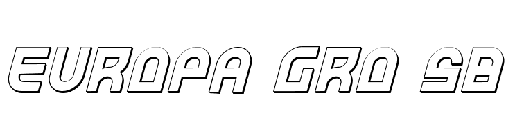 Trek Trooper 3D Italic  Free Fonts Download