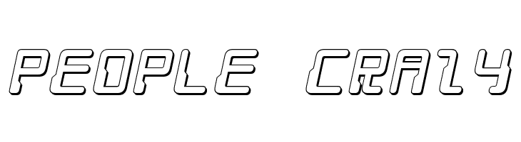 Droid Lover 3D Italic  Free Fonts Download