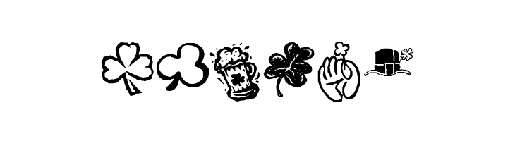 KR St Patricks Day Dings  Free Fonts Download