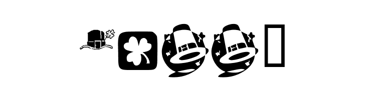KR St Patricks Day Dings  Free Fonts Download