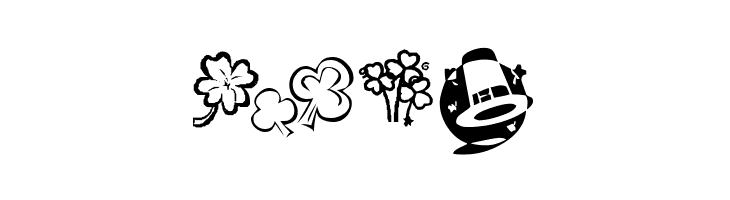 KR St Patricks Day Dings  Free Fonts Download