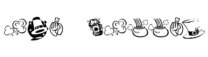 KR St Patricks Day Dings  Free Fonts Download