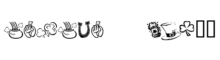 KR St Patricks Day Dings  Free Fonts Download