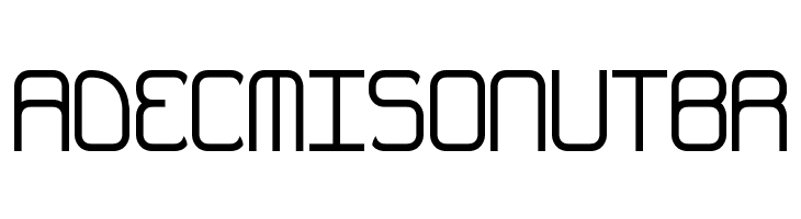 Quarterly Thick BRK  Free Fonts Download