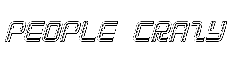 Election Day 3D Italic  Free Fonts Download