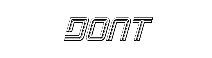 Election Day 3D Italic  Free Fonts Download