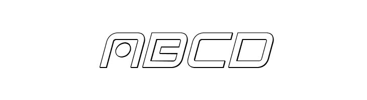 Sagan Outline Italic  Free Fonts Download