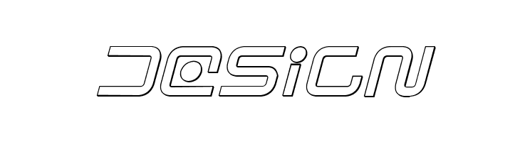 Sagan Outline Italic  Free Fonts Download