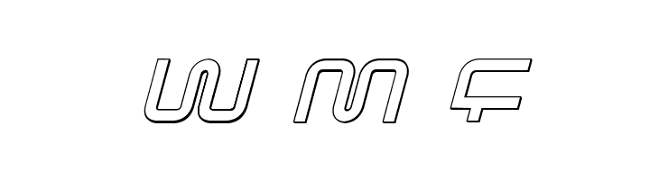 Sagan Outline Italic  Free Fonts Download