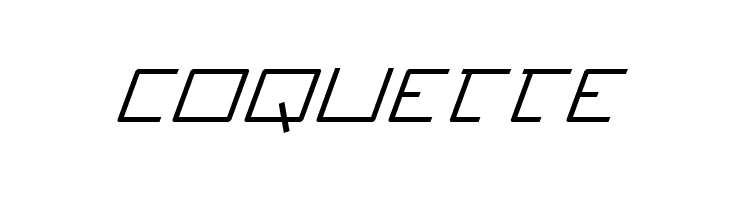 Quasitron Italic  Free Fonts Download