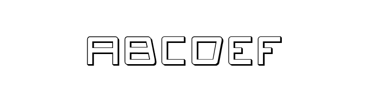 Quasitron 3D  Free Fonts Download