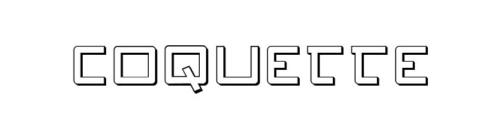 Quasitron 3D  Free Fonts Download