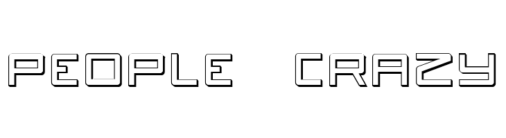 Quasitron 3D  Free Fonts Download