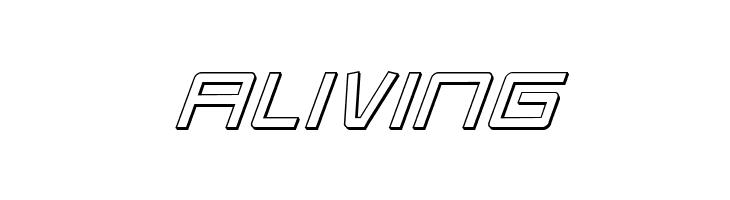 Quasitron 3D Italic  Free Fonts Download