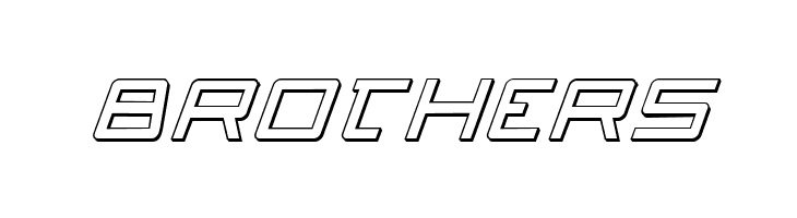 Quasitron 3D Italic  Free Fonts Download