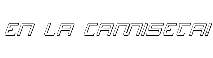 Quasitron 3D Italic  Free Fonts Download