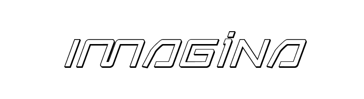 Quasitron 3D Italic  Free Fonts Download