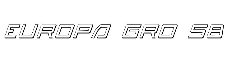 Quasitron 3D Italic  Free Fonts Download