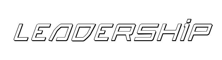 Quasitron 3D Italic  Free Fonts Download