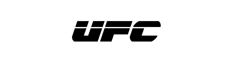 UFC Guardian Laser Italic Font