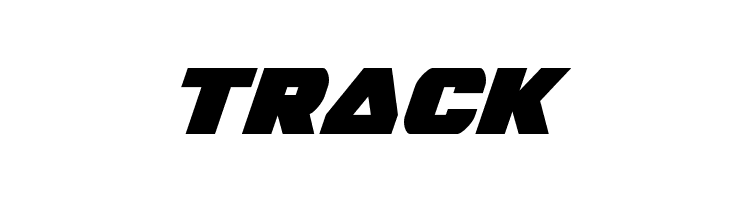 TRACK Guardian Condensed Italic Font