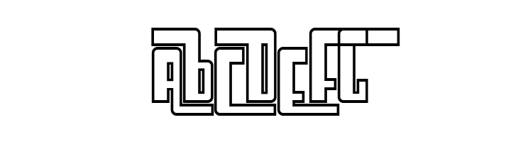 SF Cosmic Age Outline  Free Fonts Download