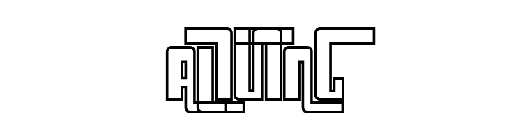 SF Cosmic Age Outline  Free Fonts Download