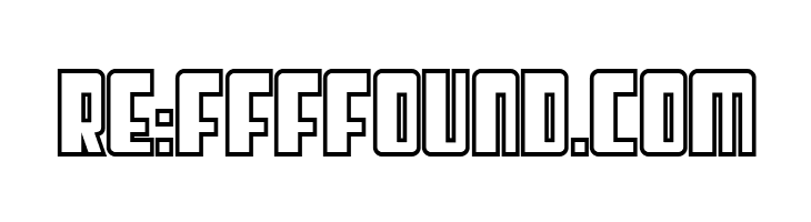 SF Cosmic Age Outline  Free Fonts Download
