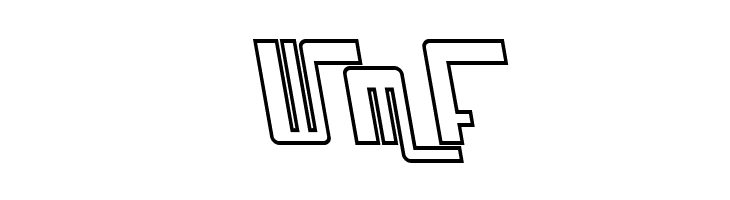 SF Cosmic Age Outline Oblique  Free Fonts Download
