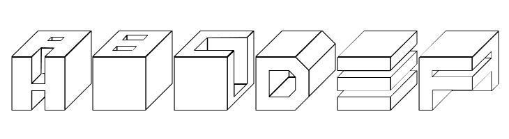 Cube  Free Fonts Download