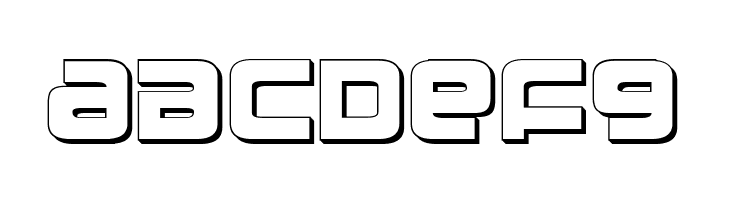Exedore 3D  Free Fonts Download