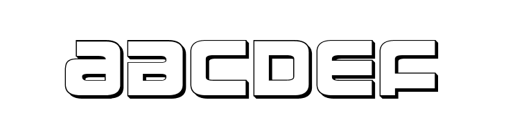 Exedore 3D  Free Fonts Download