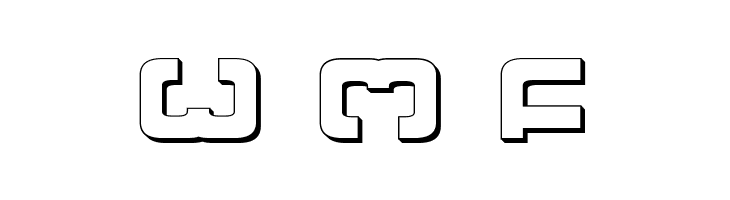 Exedore 3D  Free Fonts Download
