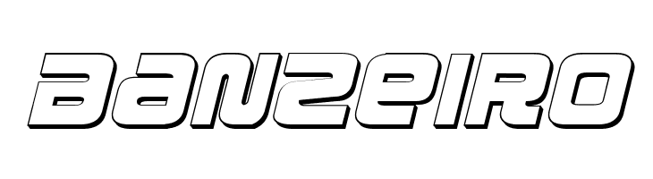 Exedore 3D Italic  Free Fonts Download