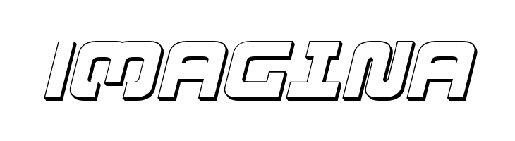 Exedore 3D Italic  Free Fonts Download