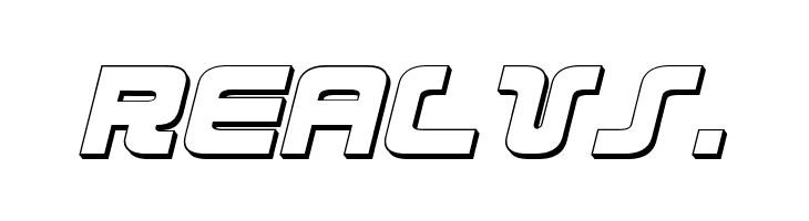 Exedore 3D Italic  Free Fonts Download