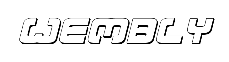 Exedore 3D Italic  Free Fonts Download
